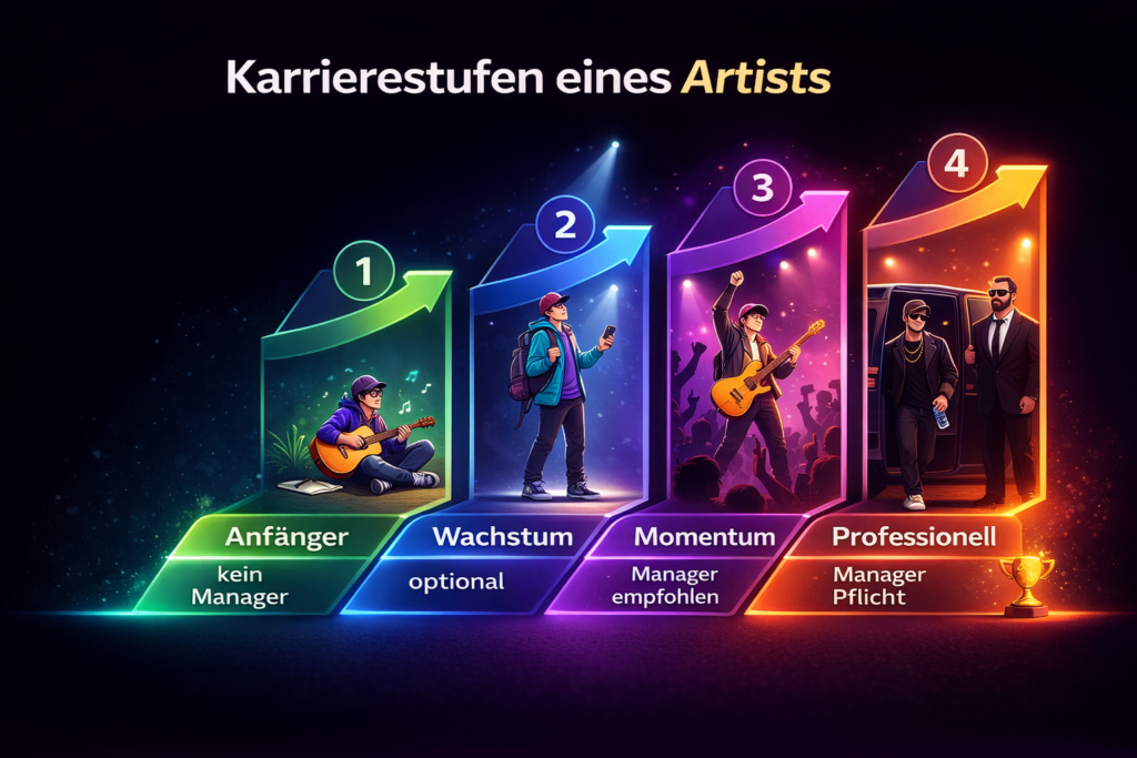 Entscheidungsbaum wann ein Musikmanager f&uuml;r K&uuml;nstler sinnvoll ist