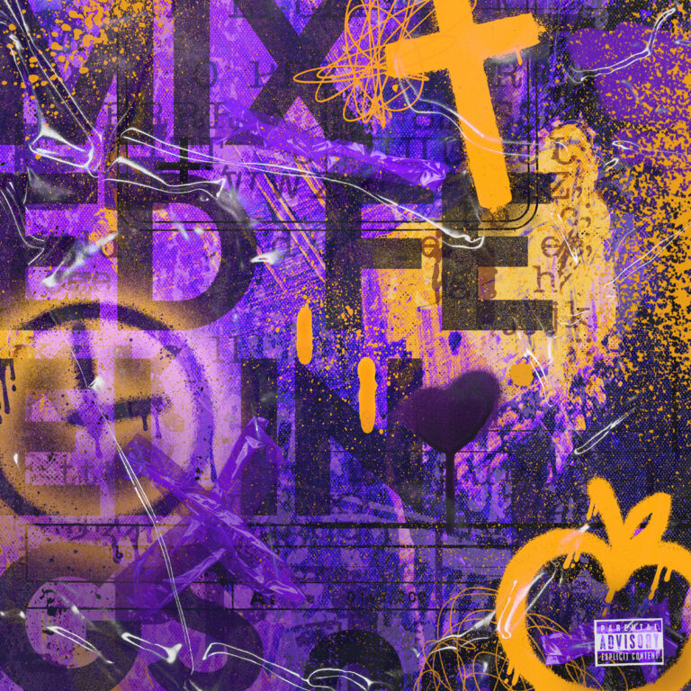 Mäty – EP-Cover Mixed Feelings mit künstlerischer Darstellung von Emotionen
